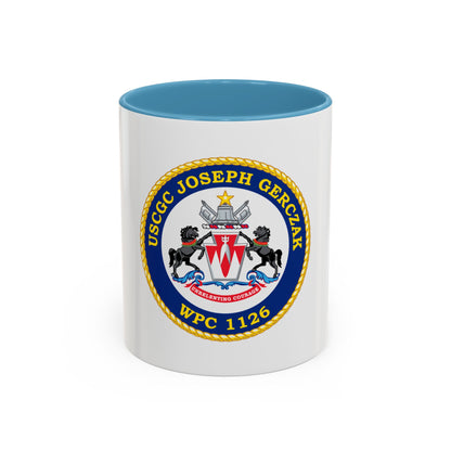 USCGC JOSEPH GERCZAK WPC 1126 (U.S. Coast Guard) Accent Coffee Mug