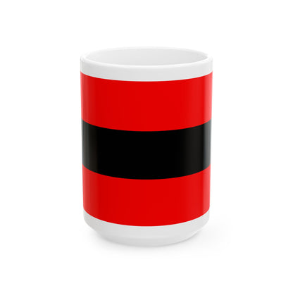 Civil Ensign of Albania - White Coffee Mug