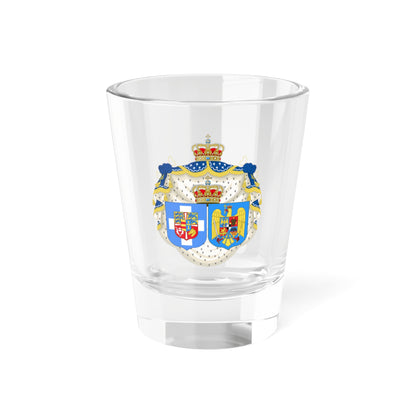 Coat of Arms of Elisabeth of Romania (Denmark) (Coat of Arms) Shot Glass 1.5oz