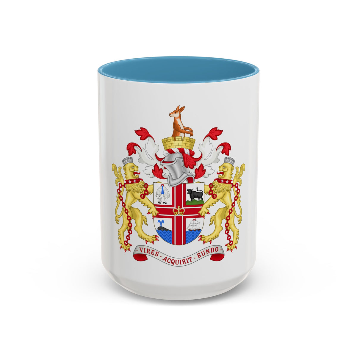 Coat of Arms Melbourne Australia - Accent Coffee Mug