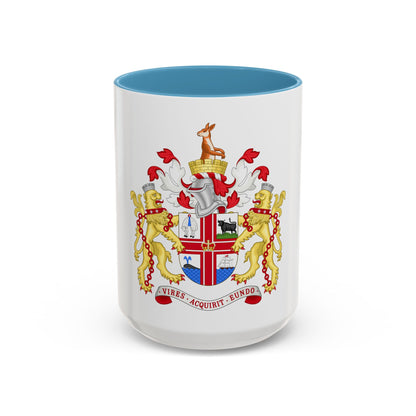 Coat of Arms Melbourne Australia - Accent Coffee Mug