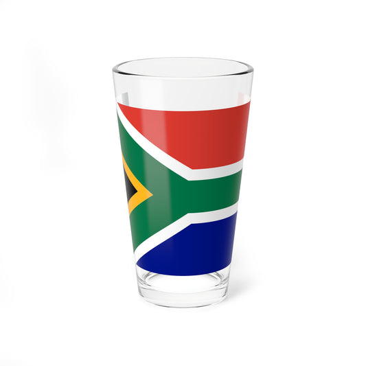 Flag of South Africa as Paths (South Africa) Pint Glass 16oz