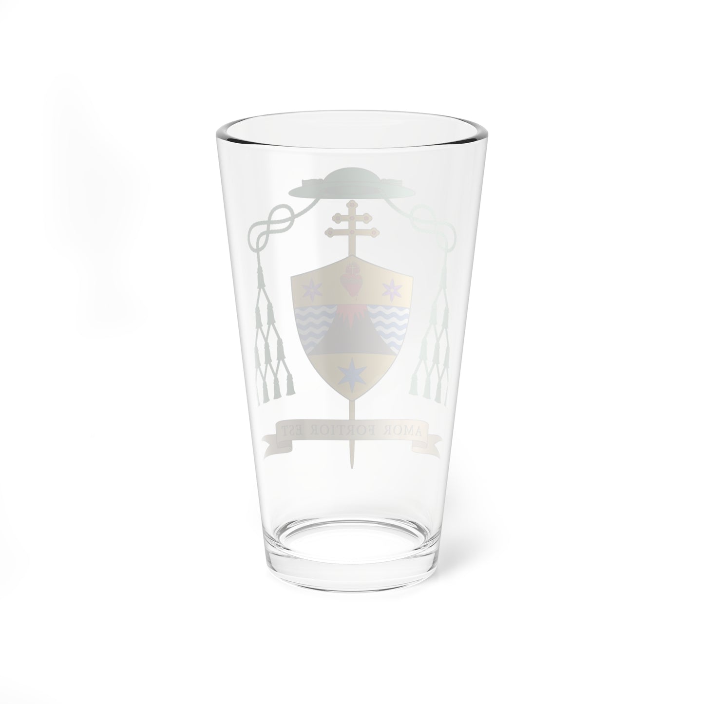 Escudo de Dagoberto Campos Salas (Spain) (Coat of Arms) Pint Glass 16oz