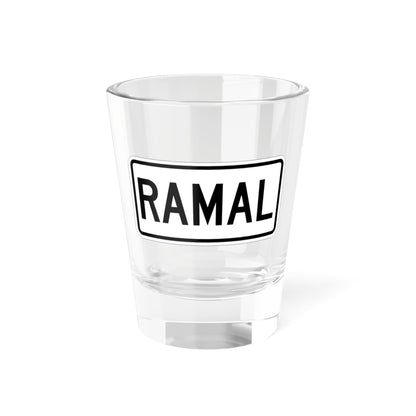 Spur plate es (Puerto Rico) (Road Sign) Shot Glass 1.5oz
