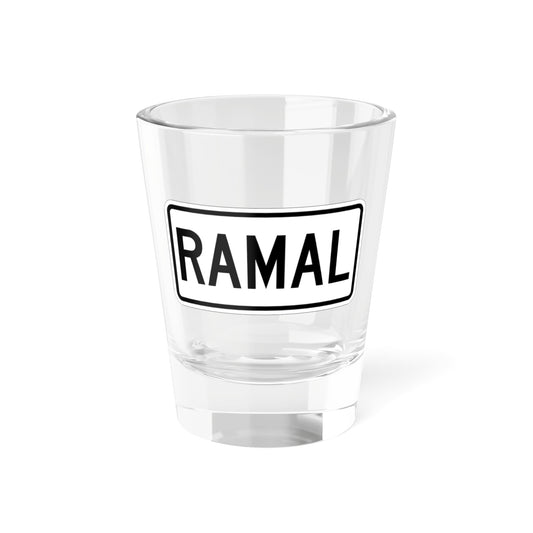 Spur plate es (Puerto Rico) (Road Sign) Shot Glass 1.5oz