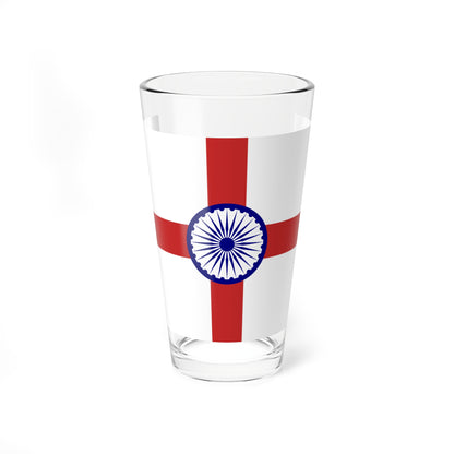 Admiral of the Indian Navy rank flag (India) Pint Glass 16oz
