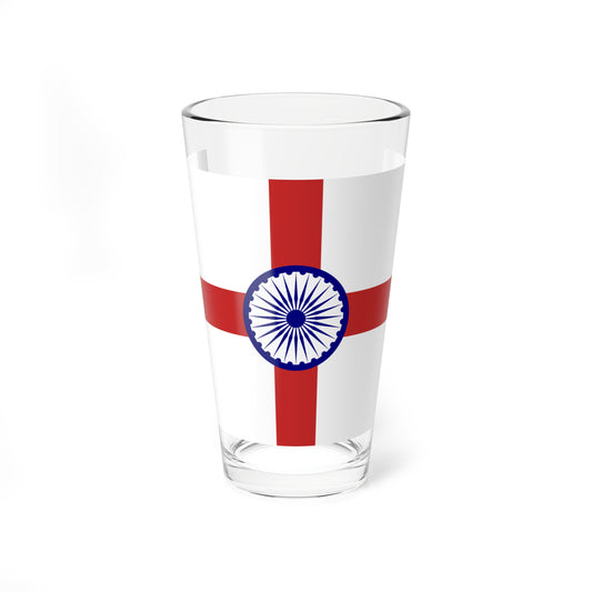 Admiral of the Indian Navy rank flag (India) Pint Glass 16oz