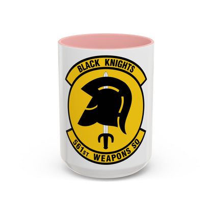 561 Weapons Squadron ACC (U.S. Air Force) Accent Coffee Mug