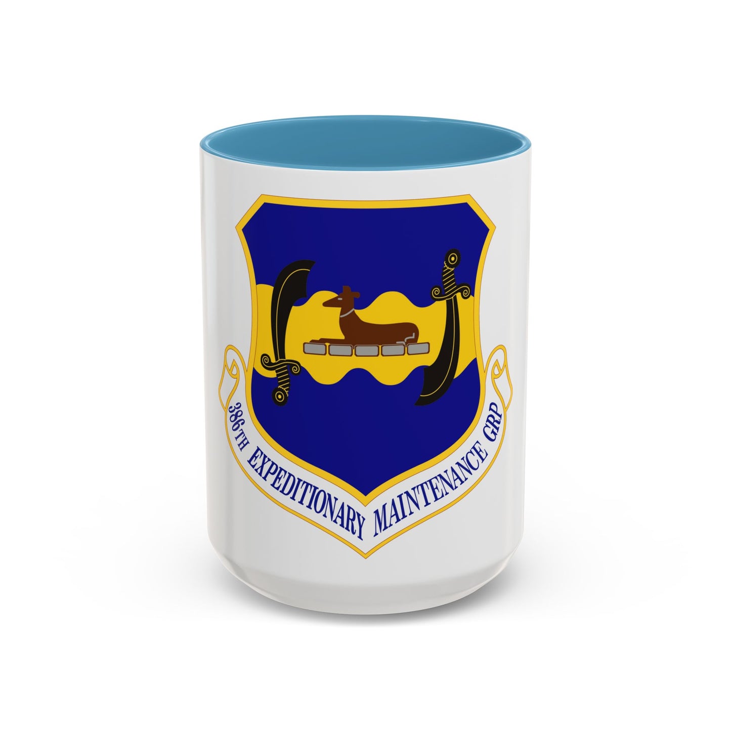 386th Expeditionary Maintenance Group (U.S. Air Force) Accent Coffee Mug