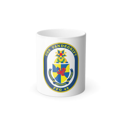 USS Vandegrift FFG 48 v2 (U.S. Navy) Color Changing Mug 11oz