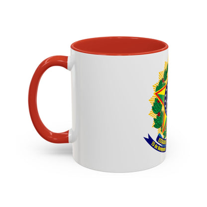 Coat of arms of the United States of Brazil - Accent Coffee Mug