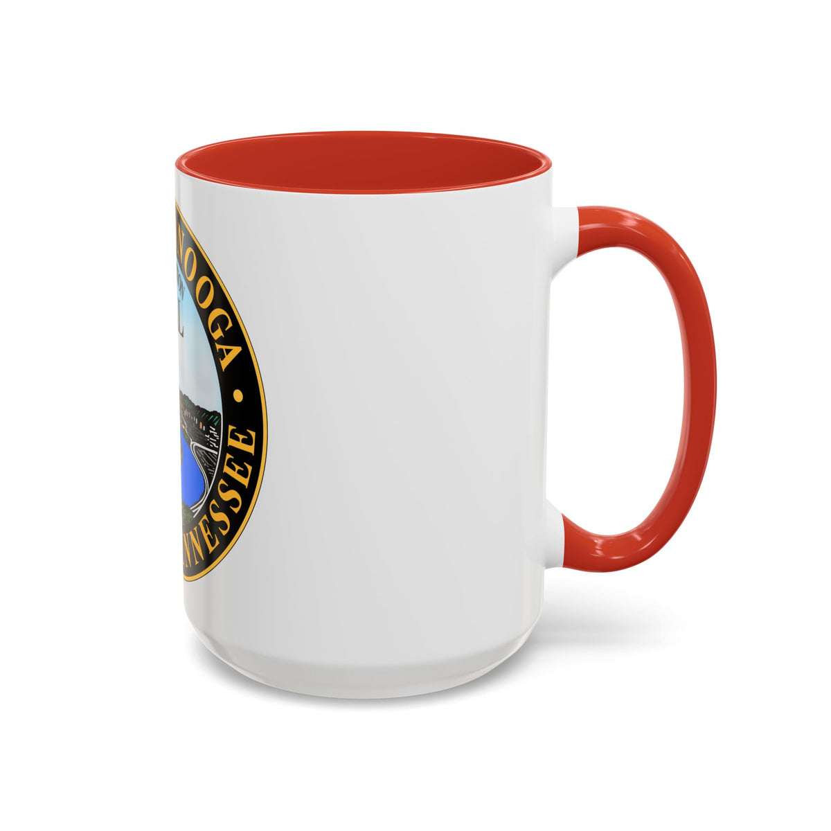 Seal of Chattanooga Tennessee - Accent Coffee Mug
