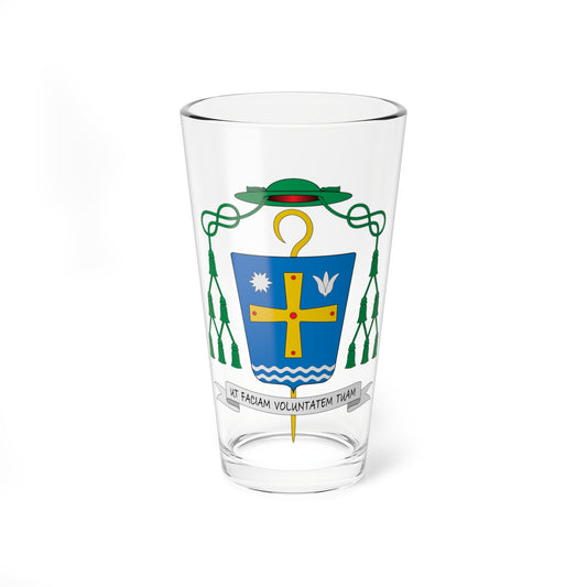 Escudo de Edmar Peron (Spain) (Coat of Arms) Pint Glass 16oz