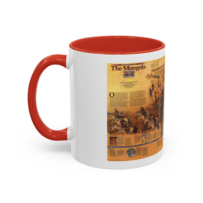 Mongols, The (1996) (Map) Accent Coffee Mug