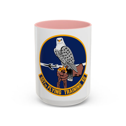557 Flying Training Squadron AETC (U.S. Air Force) Accent Coffee Mug