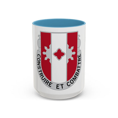 961 Engineer Battalion (U.S. Army) Accent Coffee Mug