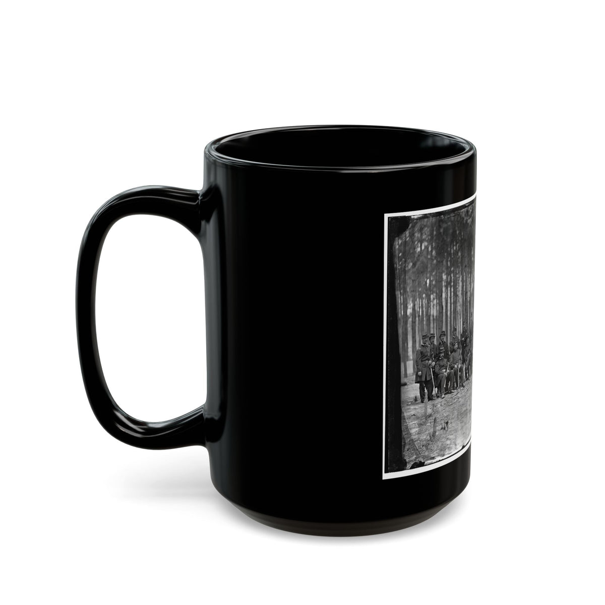 Petersburg, Virginia. Officers Of 114th Pennsylvania Infantry (U.S. Civil War) Black Coffee Mug