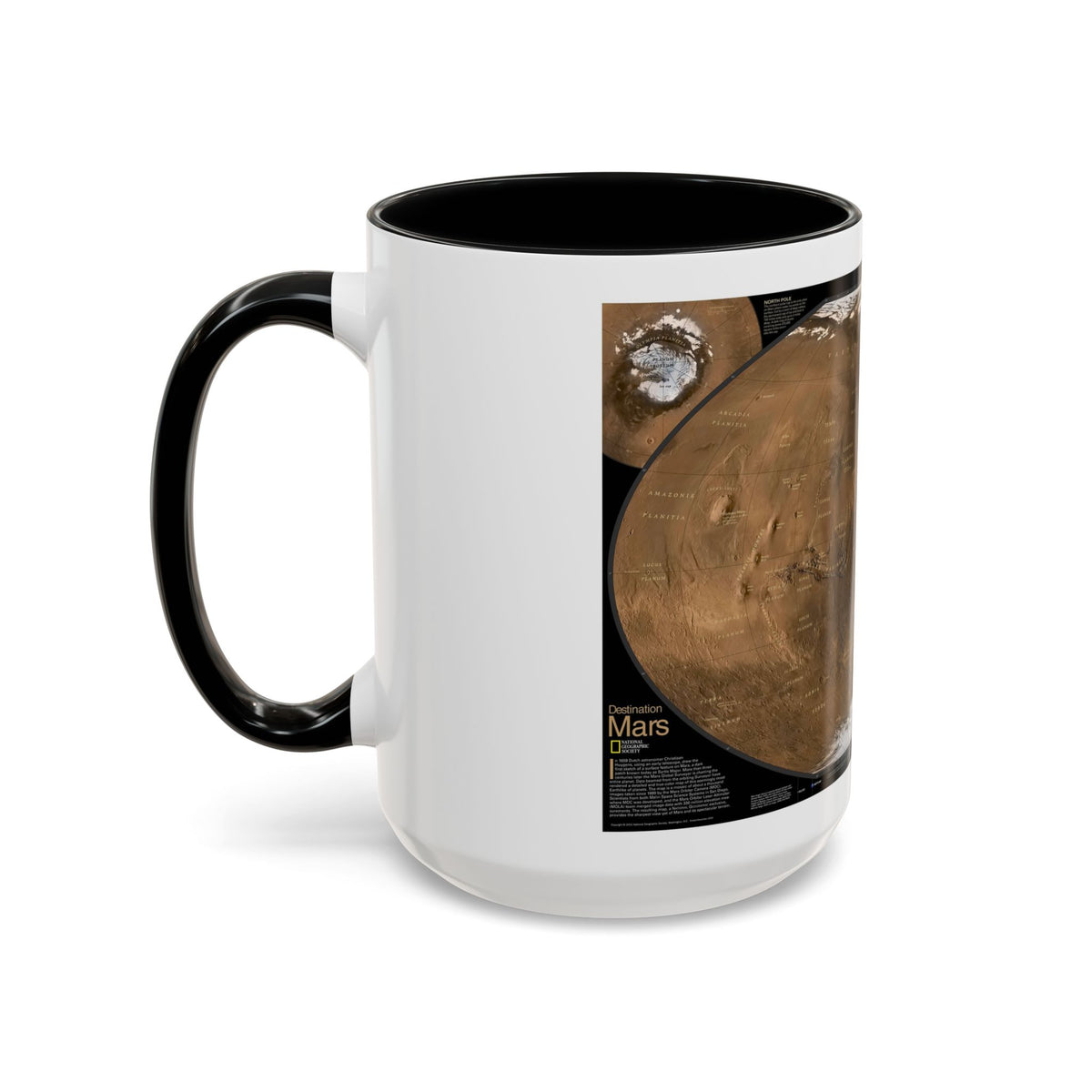 Space - MARS (2001) (Map) Accent Coffee Mug