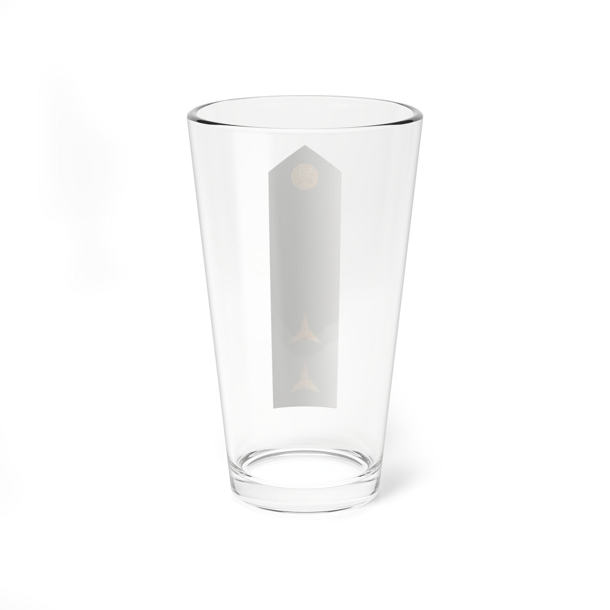 CzArmy 2011 OF1b Poruchik shoulder (Czech Republic) (Military Rank) Pint Glass 16oz