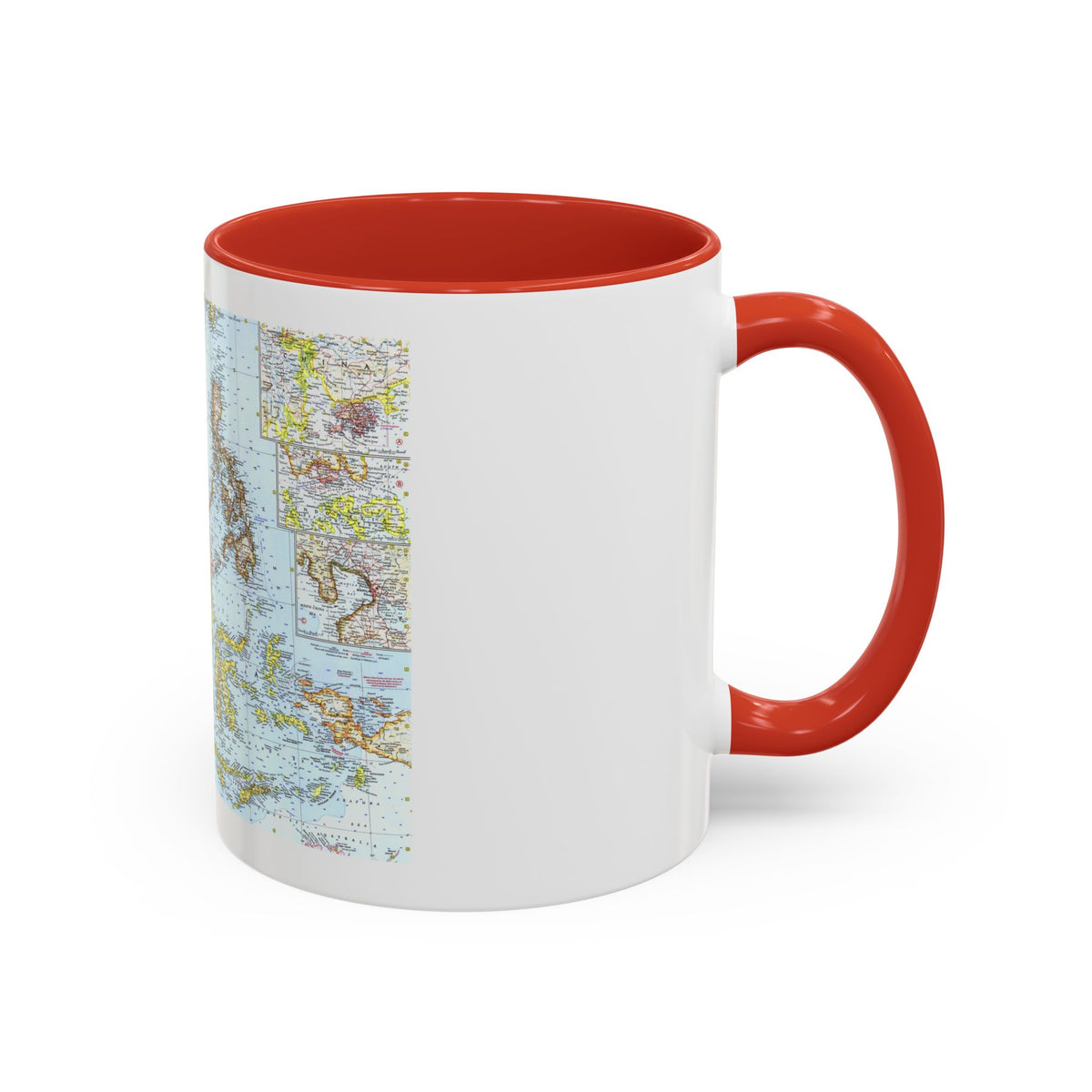 Asia - Southeast (1961) (Map) Accent Coffee Mug