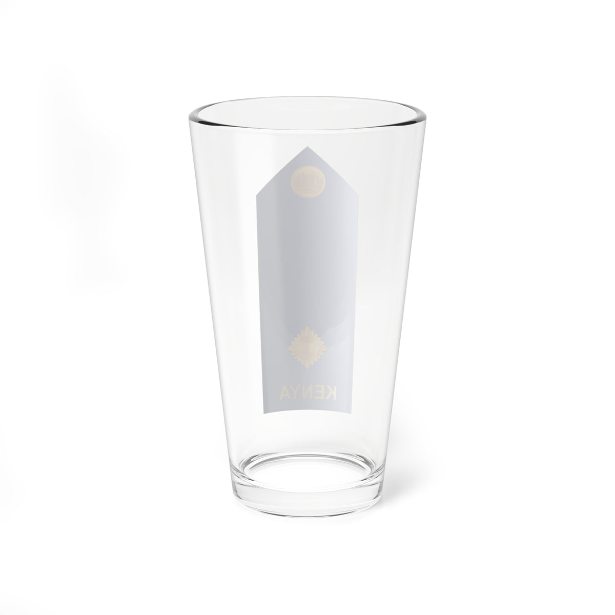 07. Kenyan Air Force 2LT (Kenya) (Military Rank) Pint Glass 16oz