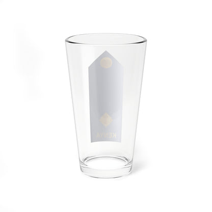 07. Kenyan Air Force 2LT (Kenya) (Military Rank) Pint Glass 16oz