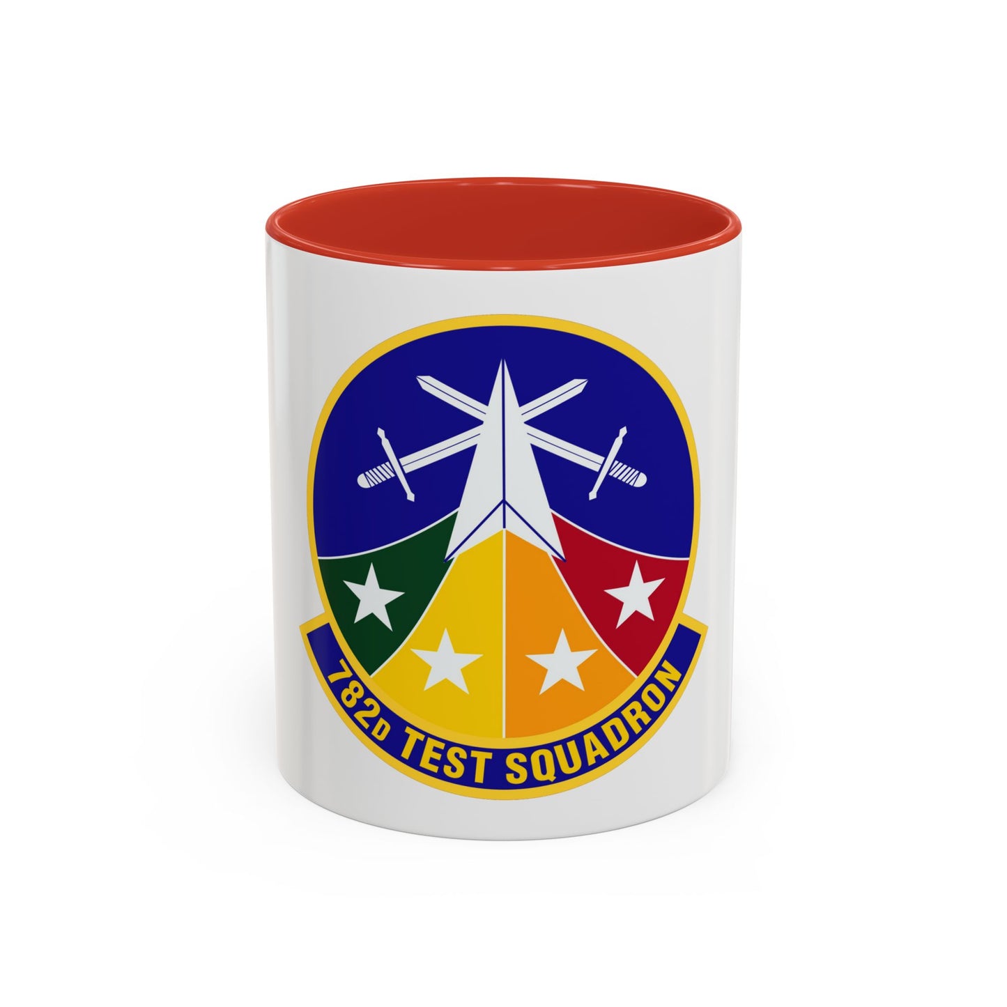 782d Test Squadron (U.S. Air Force) Accent Coffee Mug