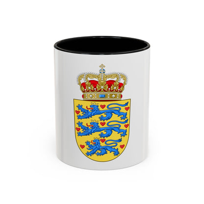 National Coat of arms of Denmark - Accent Coffee Mug