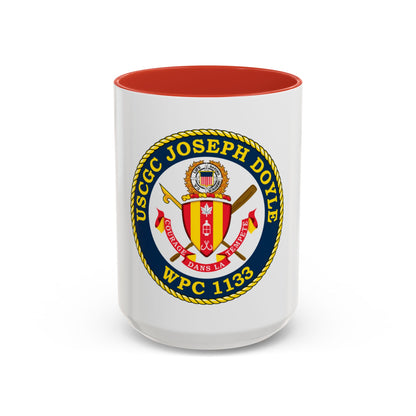 USCG C JOSEPH DOYLE W PC 1133 (U.S. Coast Guard) Accent Coffee Mug