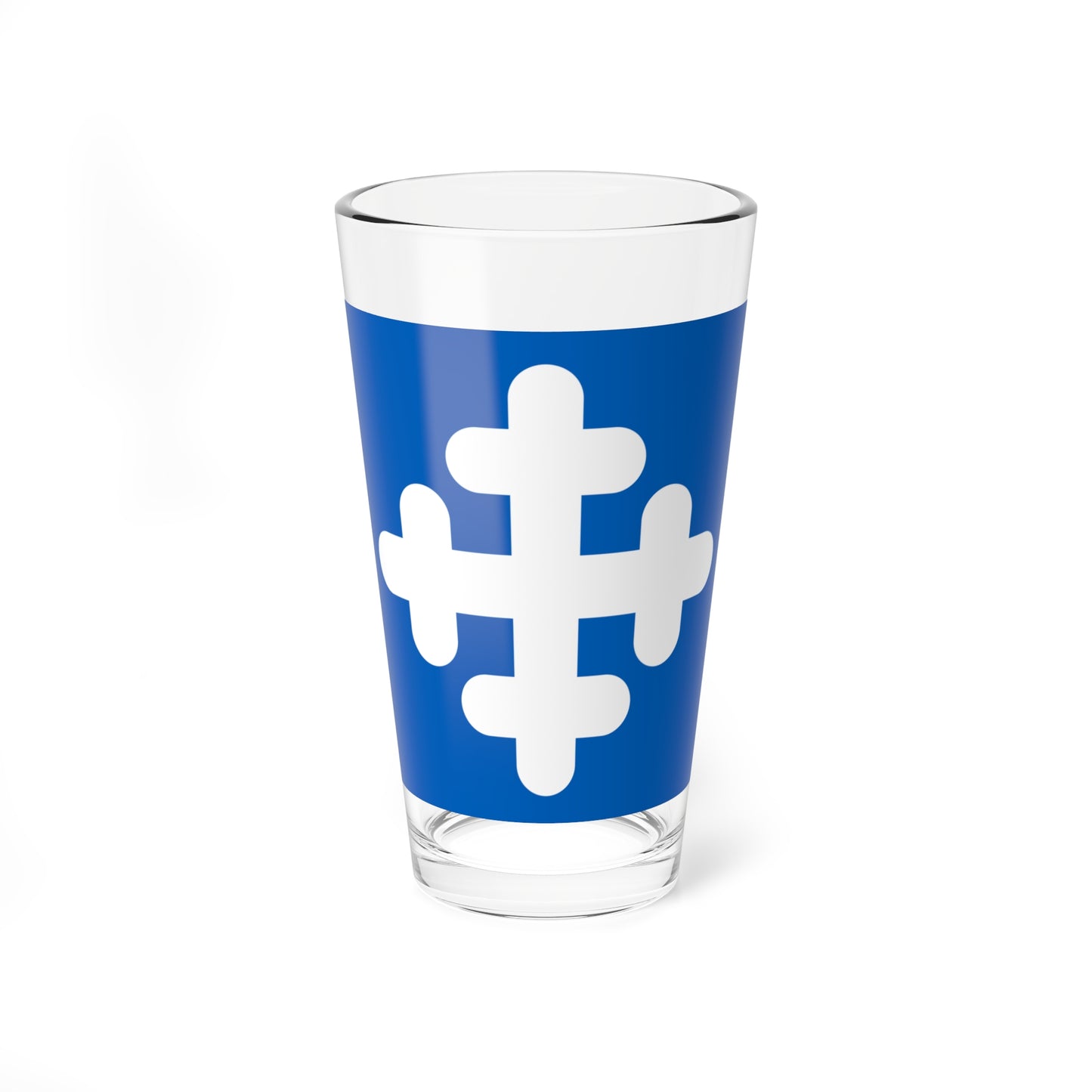 Flag of Taby (Sweden) Pint Glass 16oz