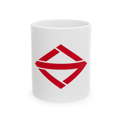 Flag of Yokohama Kanagawa Japan - White Coffee Mug