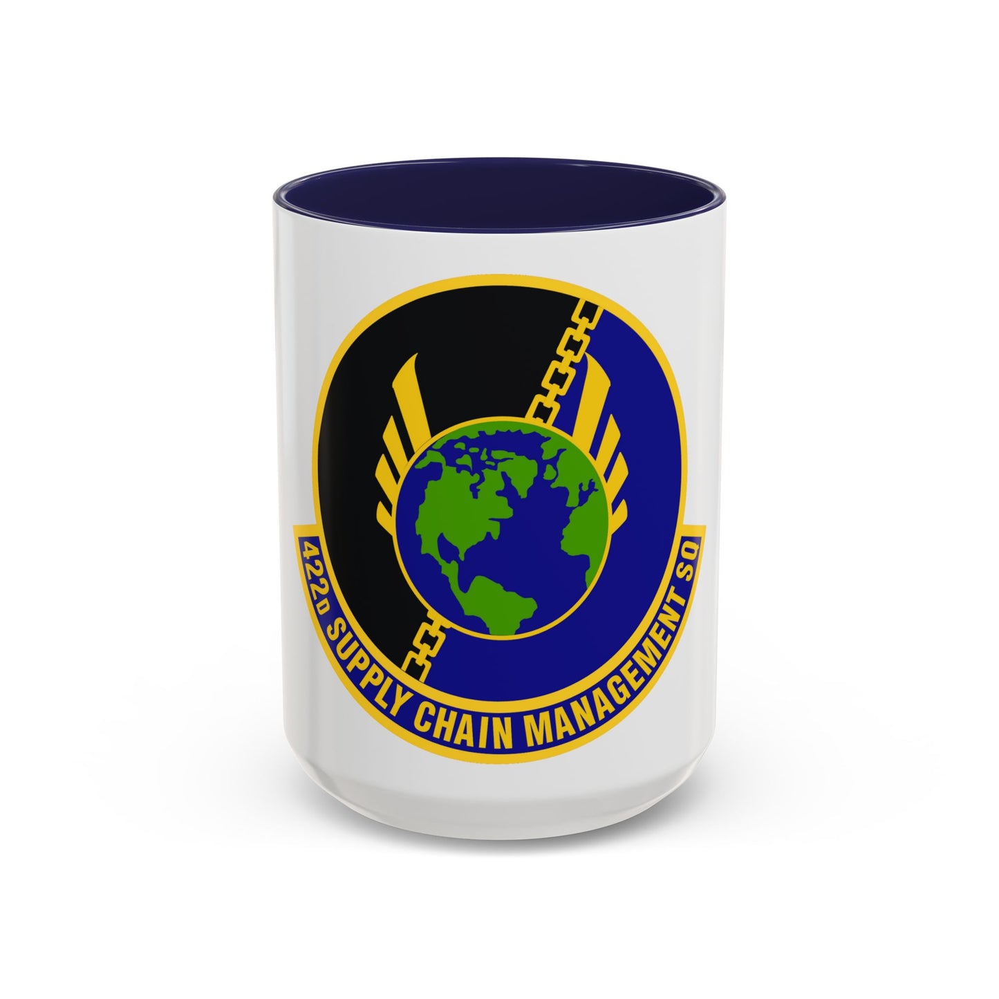 422d Supply Chain Management Squadron (U.S. Air Force) Accent Coffee Mug