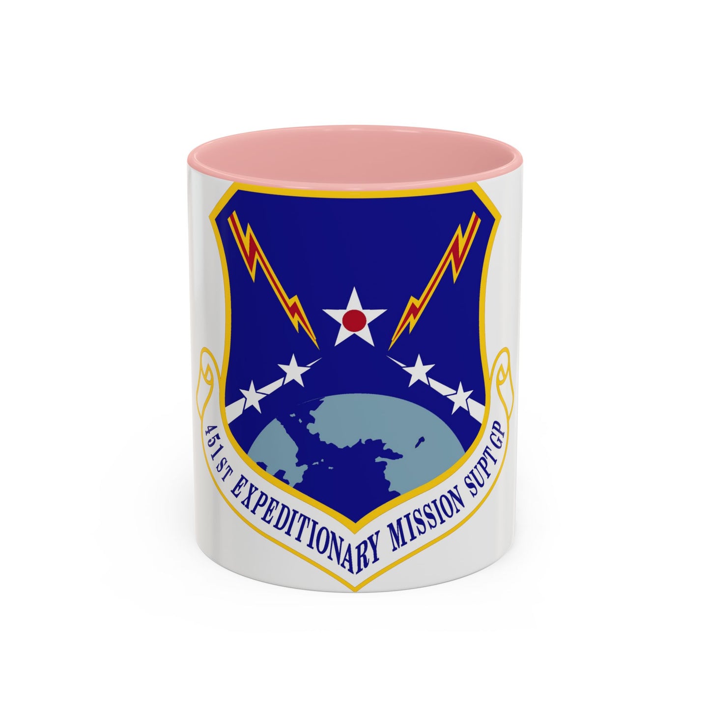 451st Expeditionary Mission Support Group (U.S. Air Force) Accent Coffee Mug