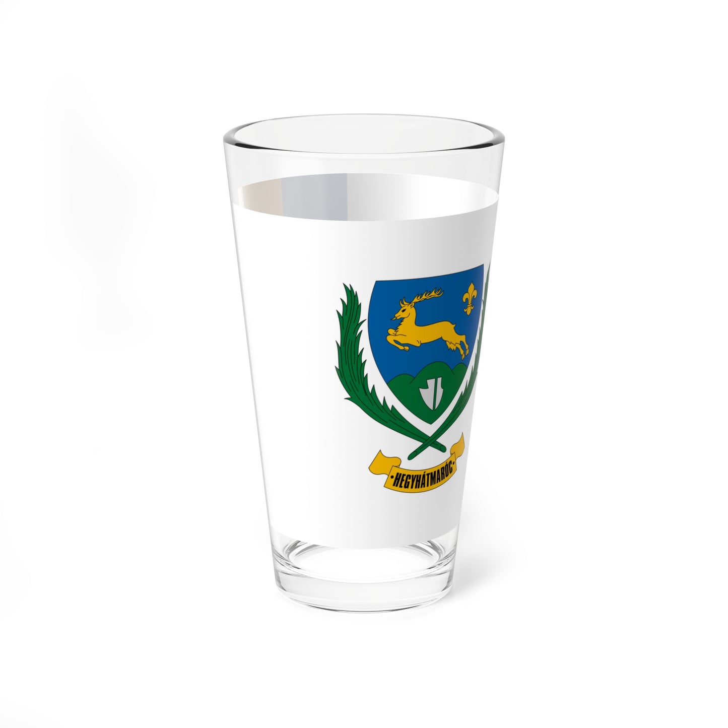 Flag of Hegyhatmaroc (Hungary) Pint Glass 16oz
