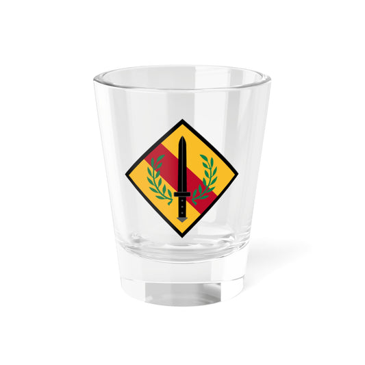 Verre à liqueur 201e groupe de soutien régional (armée américaine) 1,5 oz