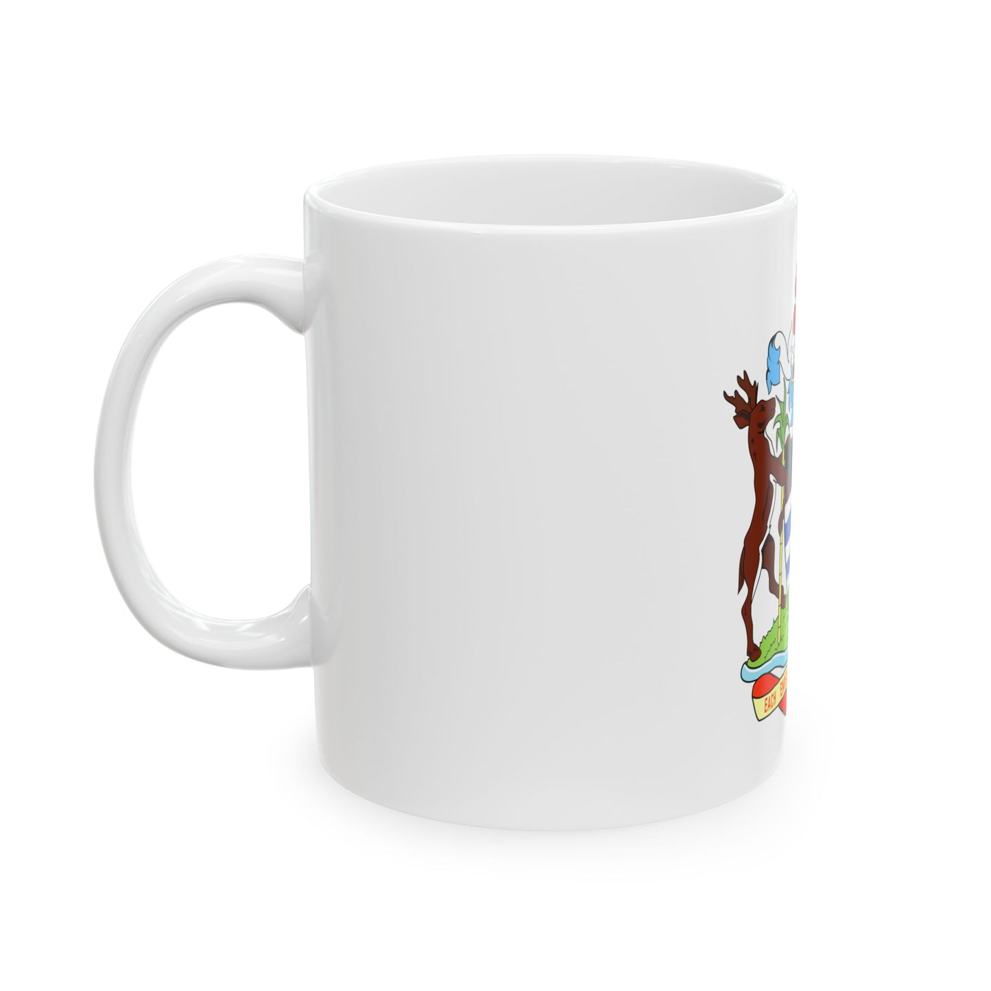 Coat of arms of Antigua and Barbuda - White Coffee Mug