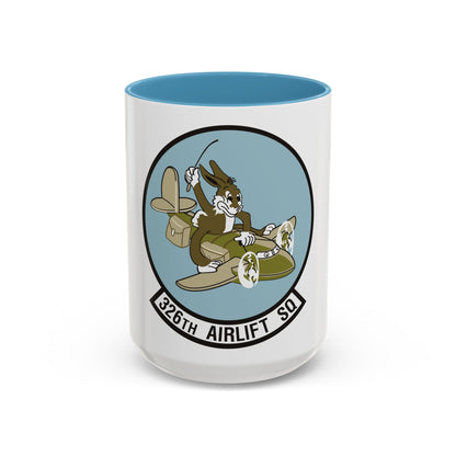 326th Airlift Squadron (U.S. Air Force) Accent Coffee Mug