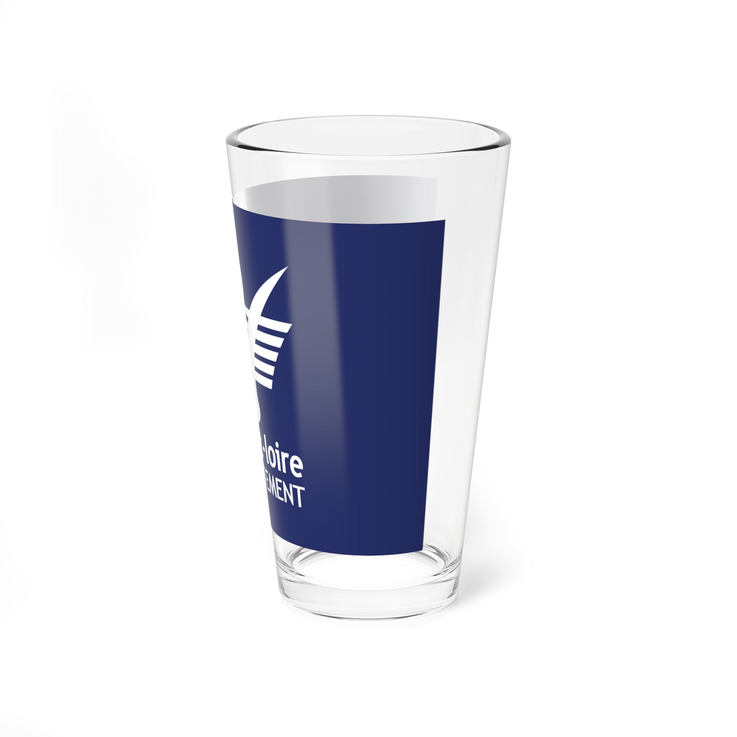 Flag of the Department of Saone-et-Loire (France) Pint Glass 16oz