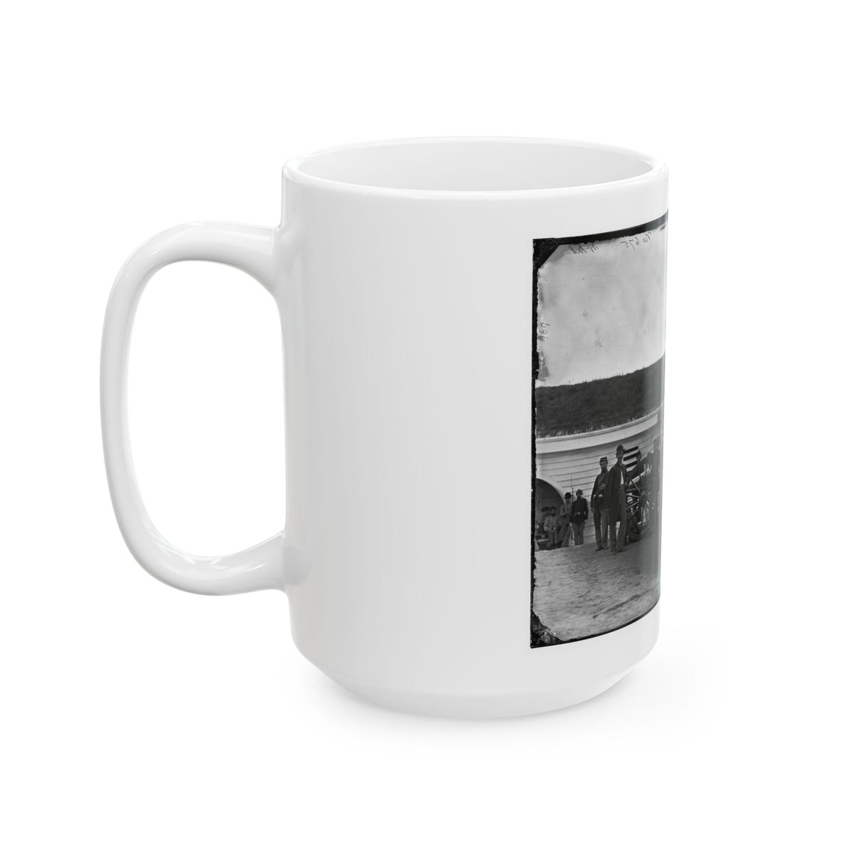 Arlington, Va. Gun Crew Of Company K, 2d New York Artillery, In Fort C.F. Smith (U.S. Civil War) White Coffee Mug