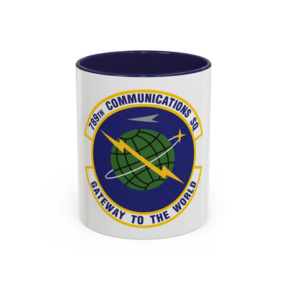789th Communications Squadron (U.S. Air Force) Accent Coffee Mug