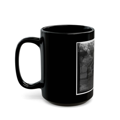 Washington, District Of Columbia. Two Officers Of Gen. Andrew A. Humpreys' Staff (U.S. Civil War) Black Coffee Mug