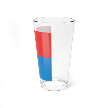 Flag of Canton of Ticino (Switzerland) Pint Glass 16oz