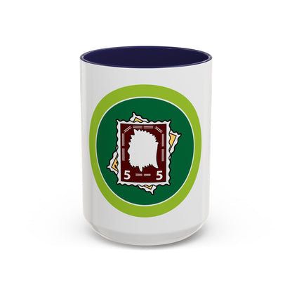 Stamp Collecting (Boy Scout Merit Badge) Accent Coffee Mug