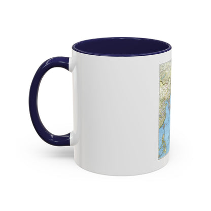 Japan and Adjacent Regions (1944) (Map) Accent Coffee Mug