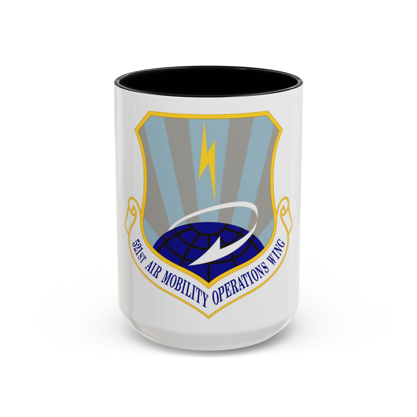 521st Air Mobility Operations Wing (U.S. Air Force) Accent Coffee Mug