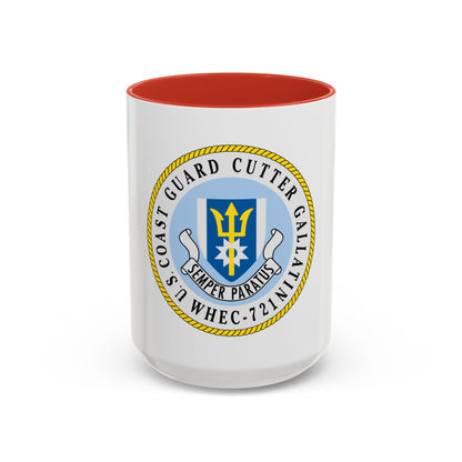 US Coast Guard Cutter Gallatin WHEC 721 (U.S. Coast Guard) Accent Coffee Mug