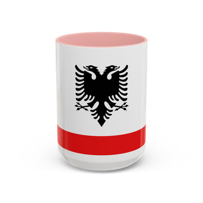 Naval Ensign of Albania - Accent Coffee Mug