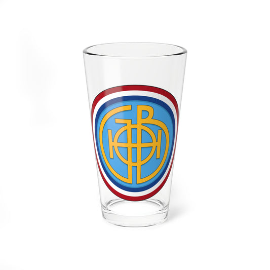 Emblem of the Great East and Borneo Headquarters (Indonesia) (Coat of Arms) Pint Glass 16oz