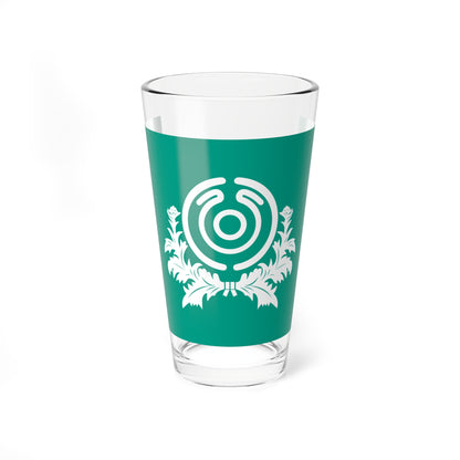Flag of Iijima Nagano (Japan) Pint Glass 16oz