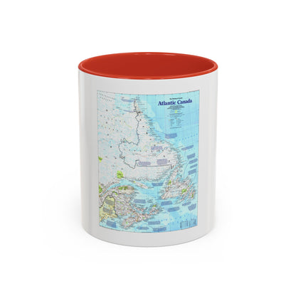 Canada - Atlantic 1 (1992) (Map) Accent Coffee Mug